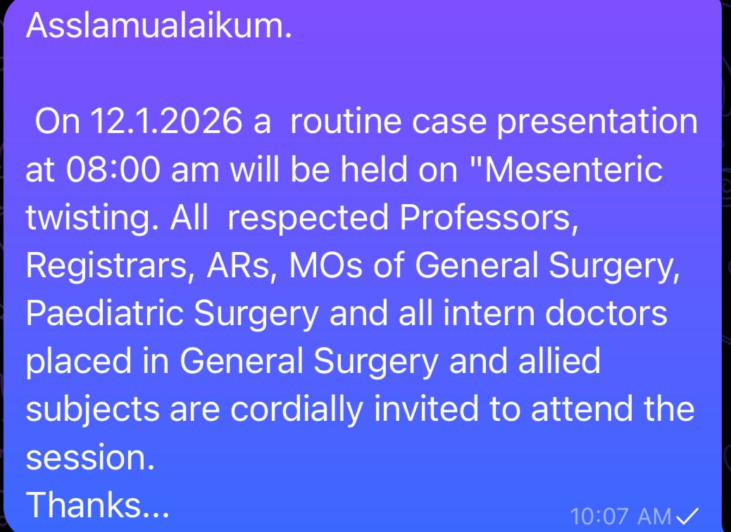Mesenteric Twisting